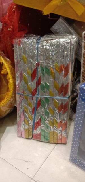 Plain Dandi Set (Multicolour) (12 Pcs)