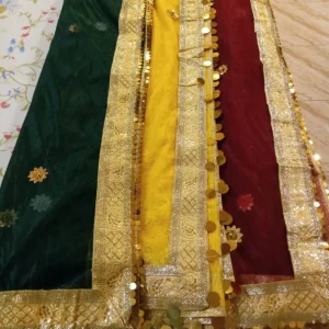 Stylish Mehndi Rasam Dupattas