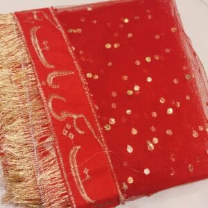 Baat Pakki Dupatta (Red Color)