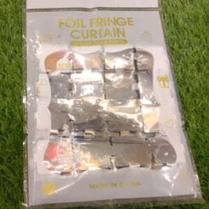 Foil Fringe  Box backdrop (Silver)