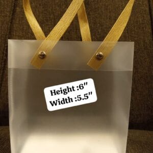 Pvc Leather Strapped Hand Bag (5.5nch x 8inch)