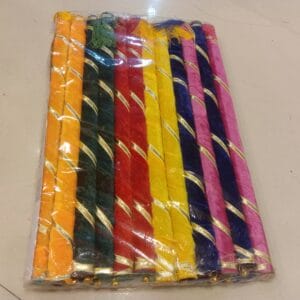 Mehndi Velvet Dandi Sticks (Multi Color Pack) (12 Pcs)