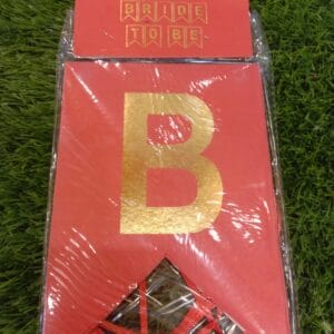 Bride To Be Card Chain (Red)