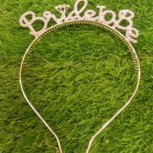 Bride To Be Crown (Plastic) (Silver)