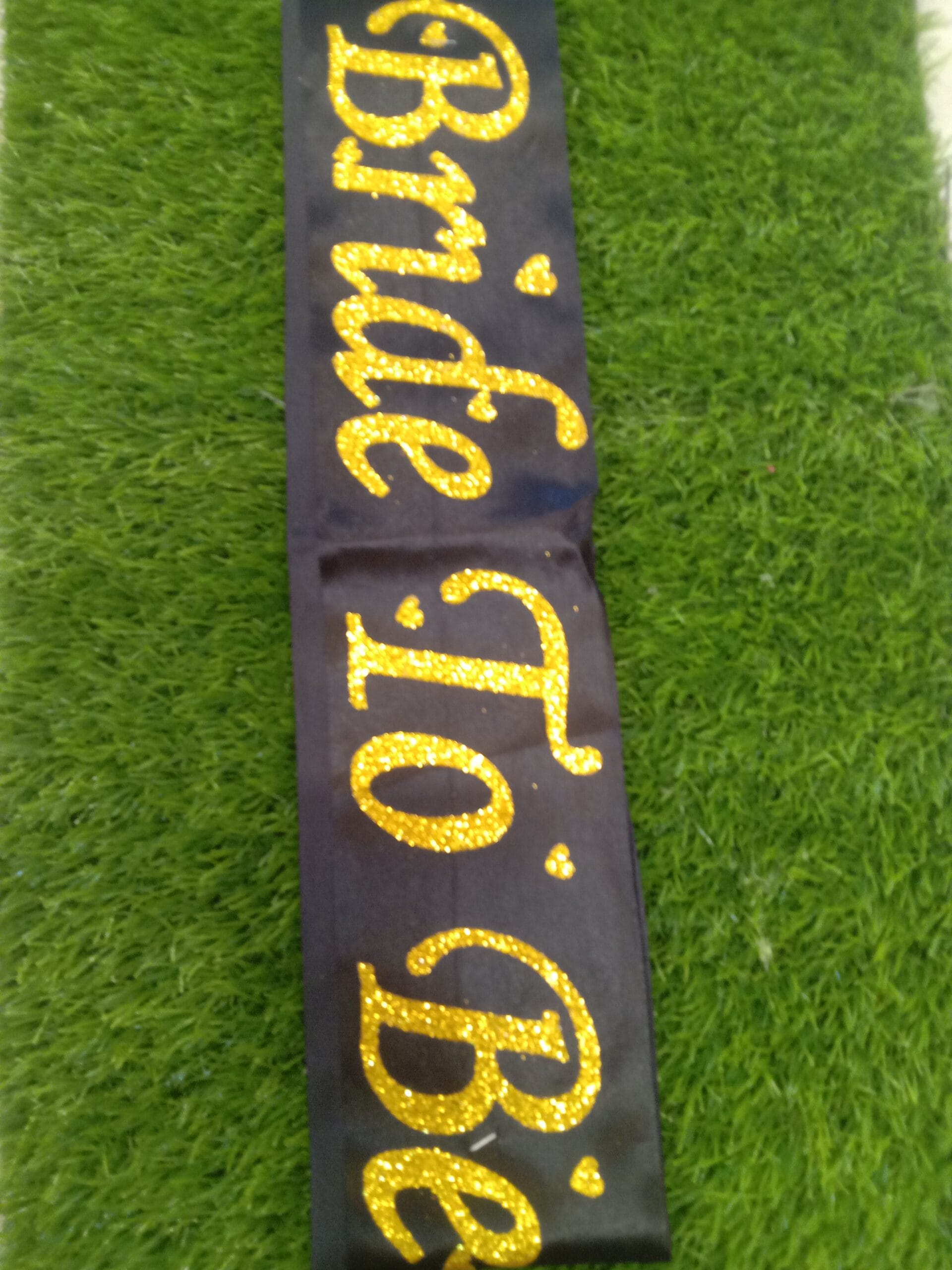 Bride To Be Sash (Black)