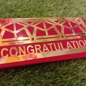 Congratulations Velvet Folder Envelop