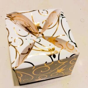 Flower Style Bid Boxes (50 Pcs)