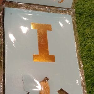 Its a Boy Card Chain (Blue)