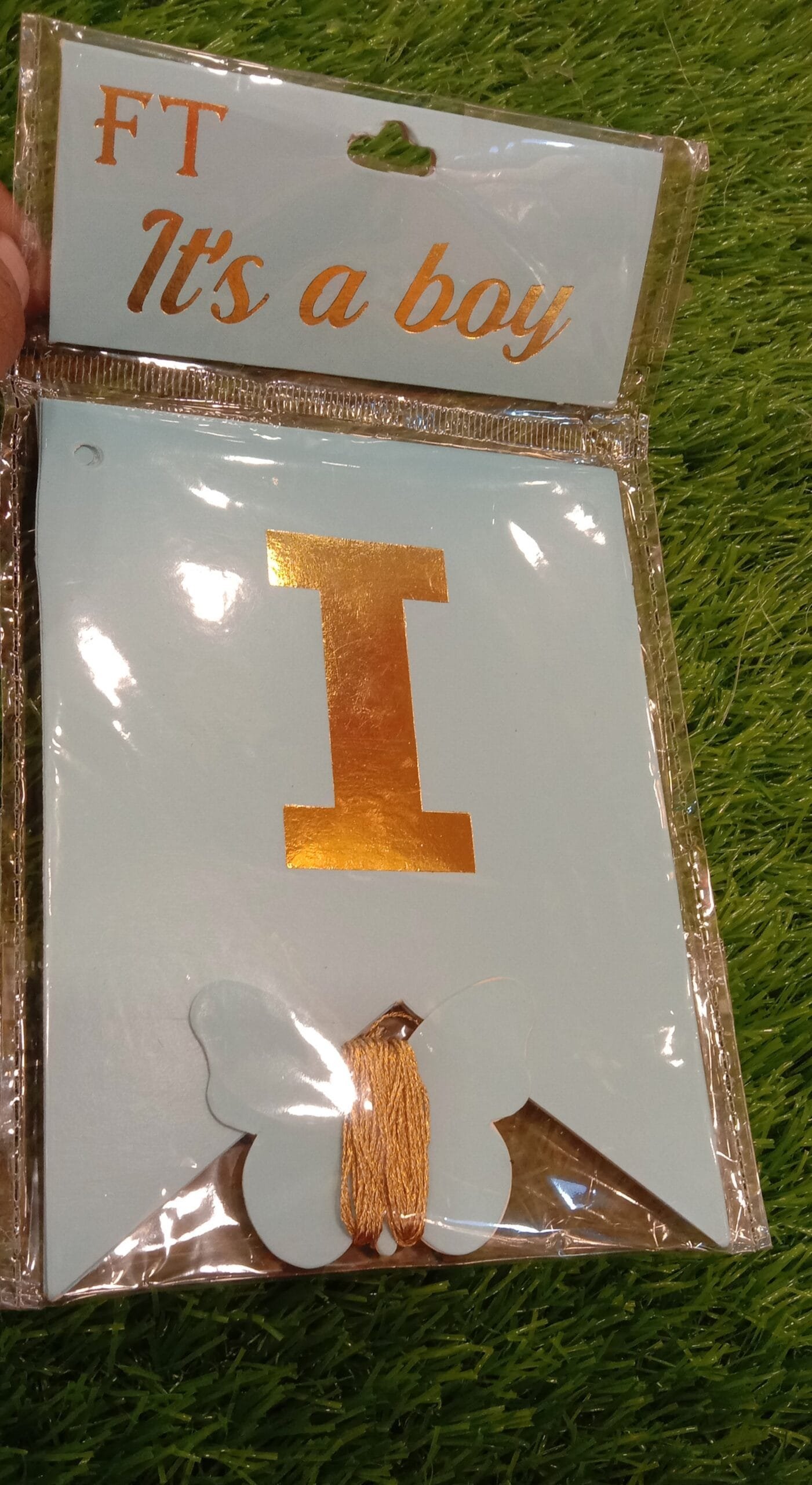 Its a Boy Card Chain (Blue)