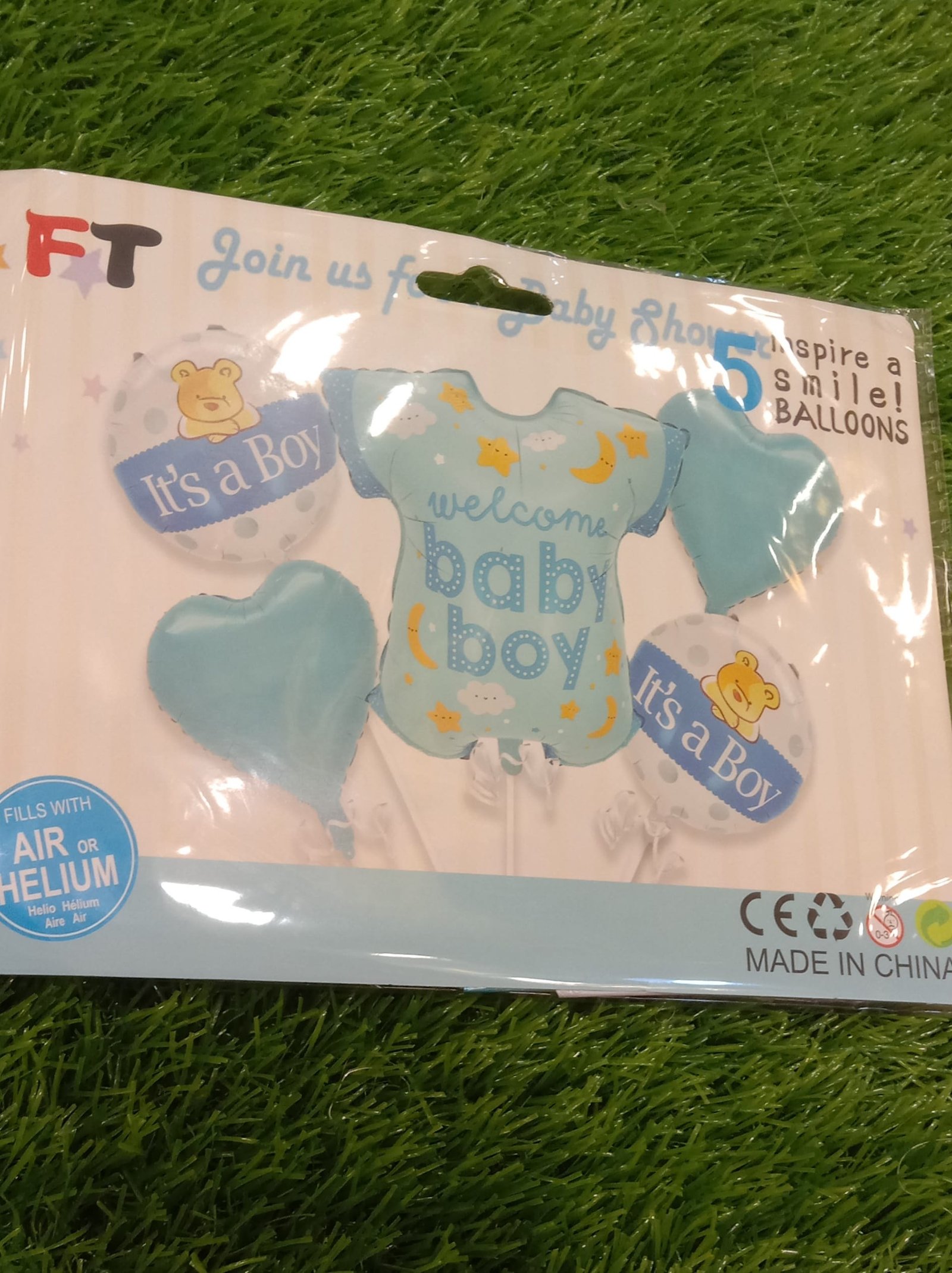 Its a Boy Foil Balloon Set (5 Pcs)