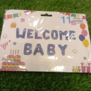 Welcome Baby Foil Balloon (Blue)