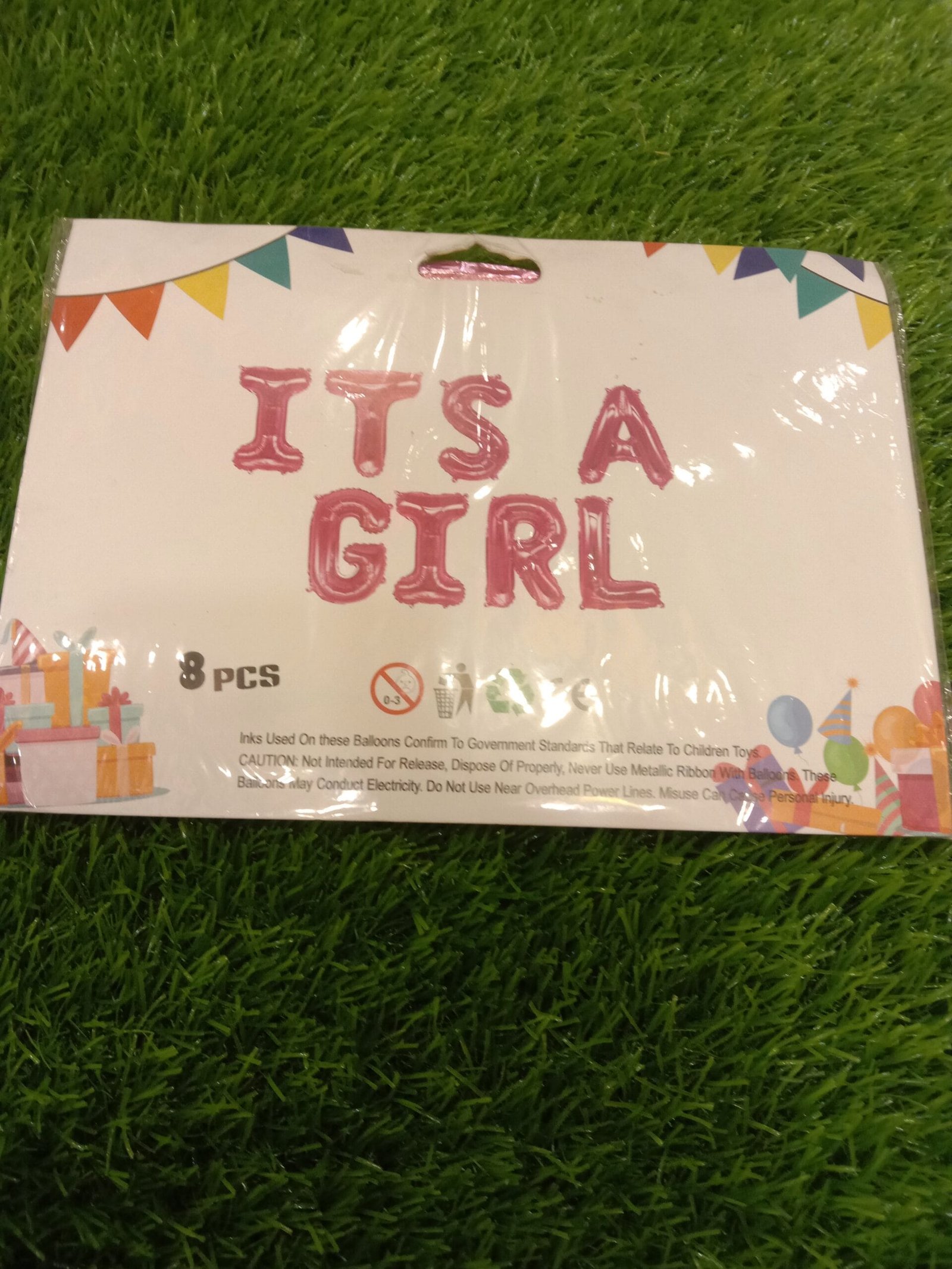 Its a Girl Foil Balloon (Pink) (16 inch)